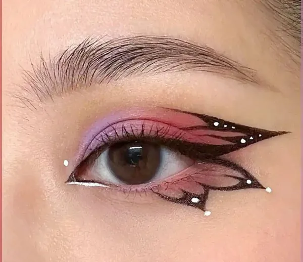  عکس مدل سایه چشم دخترانه فانتزی