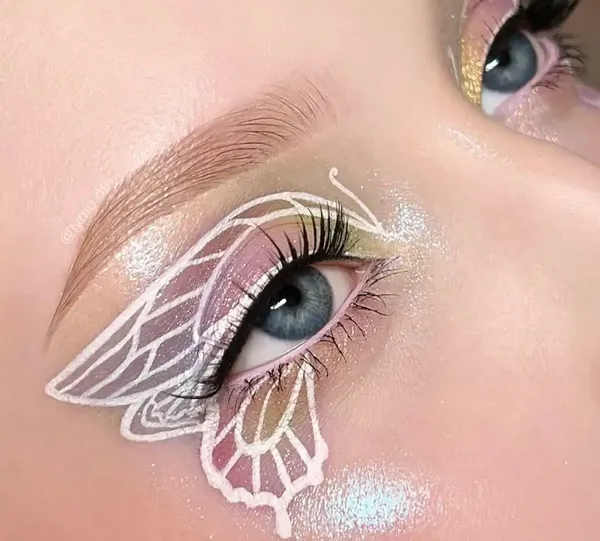  عکس مدل سایه چشم دخترانه فانتزی