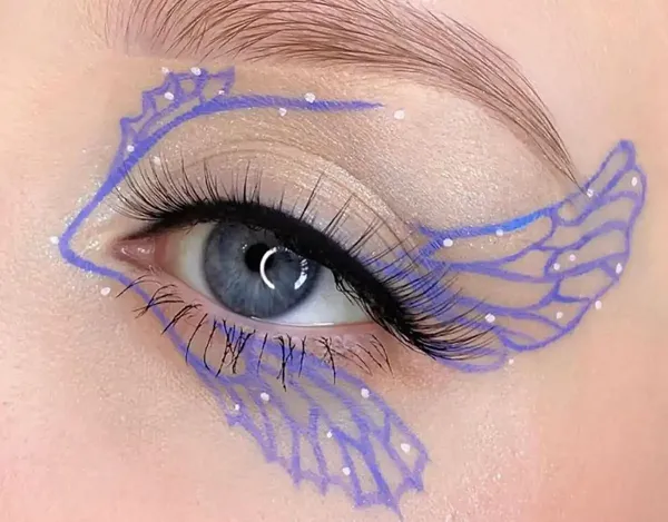  عکس مدل سایه چشم دخترانه فانتزی