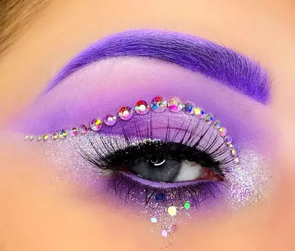  عکس مدل سایه چشم دخترانه فانتزی