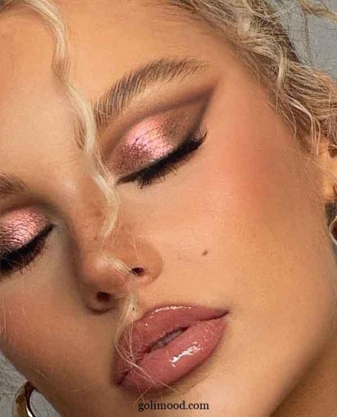 آموزش سایه چشم ساده و شیک دخترانه