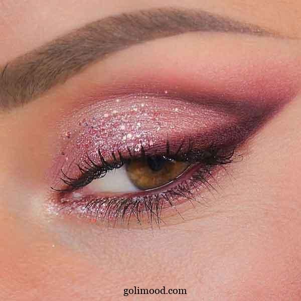 آموزش سایه چشم ساده و شیک دخترانه