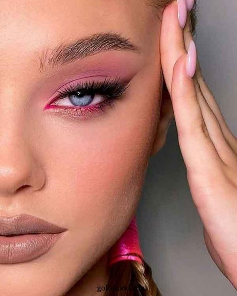 آموزش سایه چشم ساده و شیک دخترانه