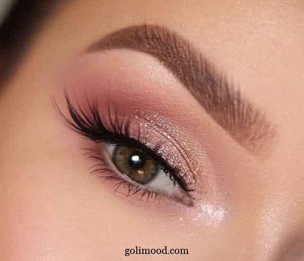 آموزش سایه چشم ساده و شیک دخترانه