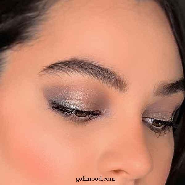 آموزش سایه چشم ساده و شیک دخترانه