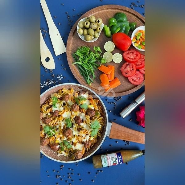  عکس تزیین ماکارونی شکلی جدید