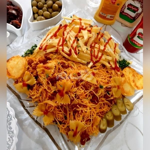  عکس تزیین ماکارونی شکلی جدید