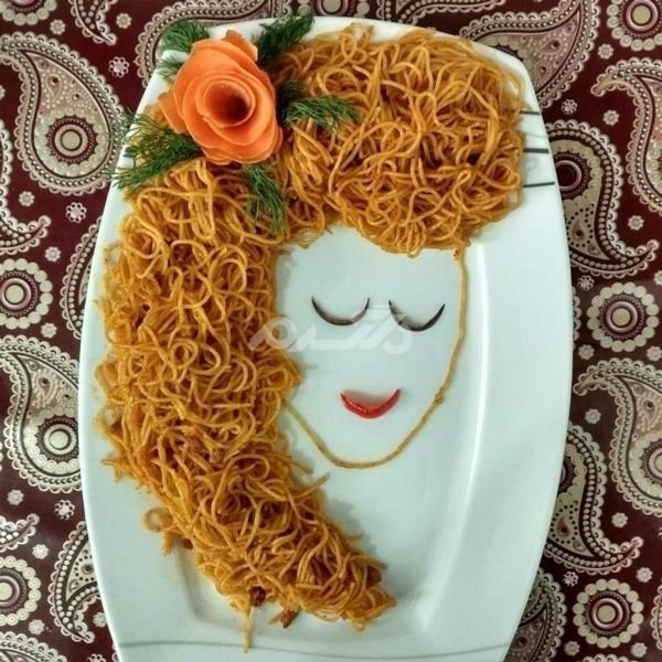 عکس تزیین ماکارونی شکلی جدید
