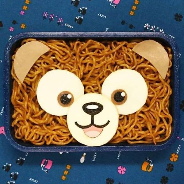 تزیین ماکارونی کودکانه