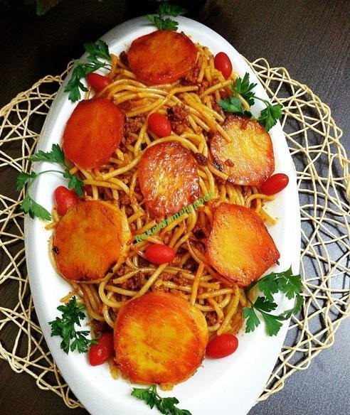 تزیین ماکارونی کودکانه