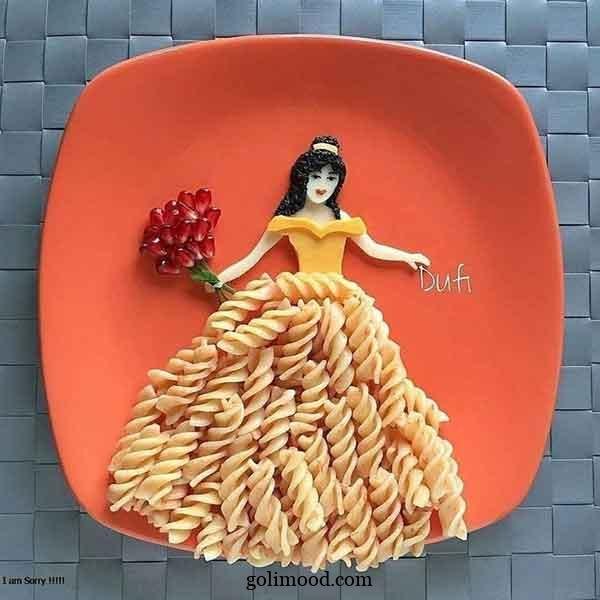  تزیین ماکارونی ساده و شیک