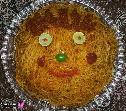  تزیین ماکارونی برای مدرسه دخترانه