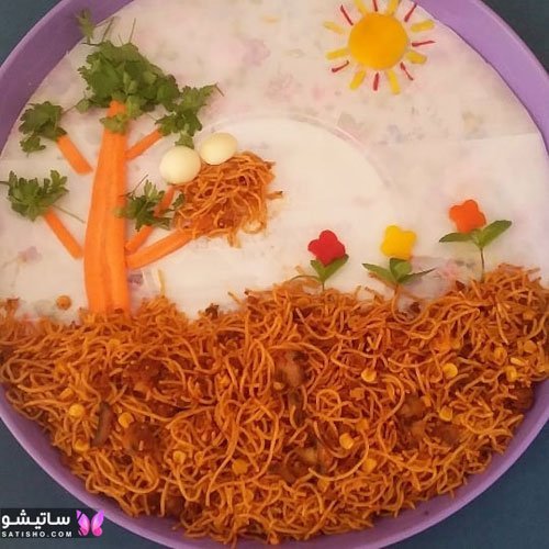  تزیین ماکارونی برای مدرسه دخترانه