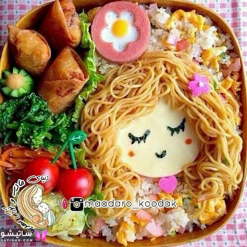  تزیین ماکارونی برای مدرسه دخترانه