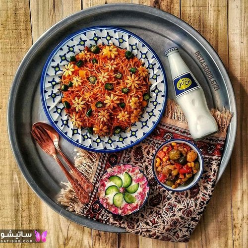  تزیین ماکارونی برای مدرسه دخترانه