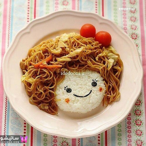  تزیین ماکارونی برای مدرسه دخترانه