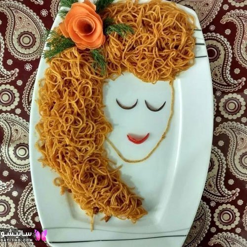  تزیین ماکارونی برای مدرسه دخترانه