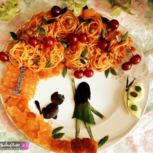  تزیین ماکارونی برای مدرسه دخترانه