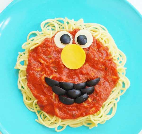  تزیین ماکارونی با سس