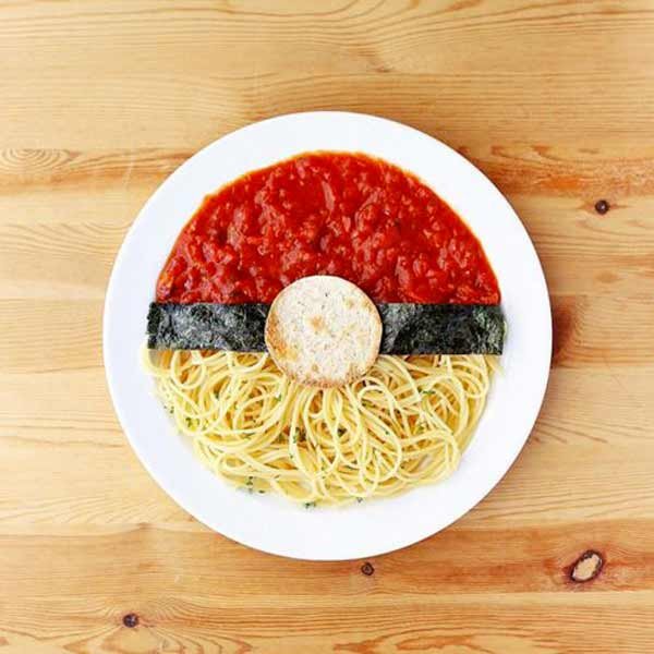  تزیین ماکارونی با سس