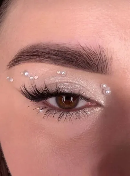  مدل سایه چشم نگین دار جدید