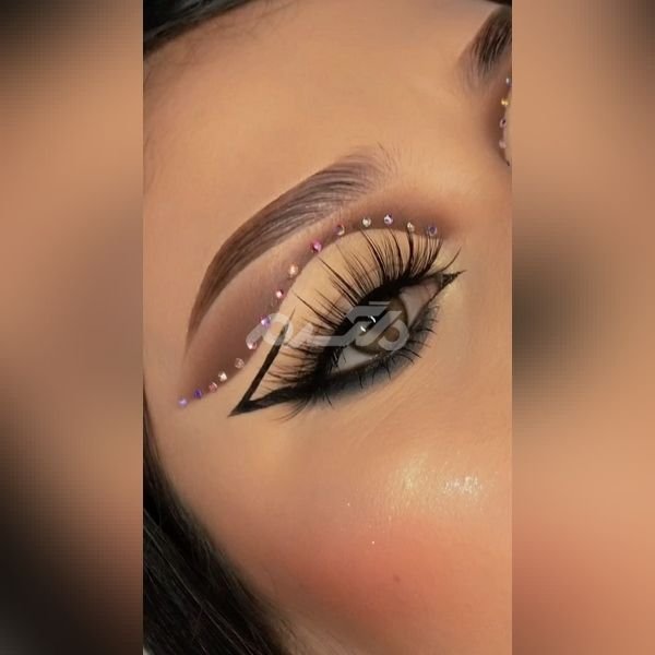 آرایش چشم عربی ساده