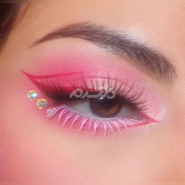 آرایش چشم عربی ساده