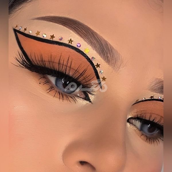 آرایش چشم عربی ساده