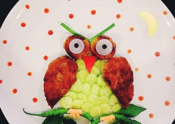  عکس تزیین کتلت و شامی کودکانه