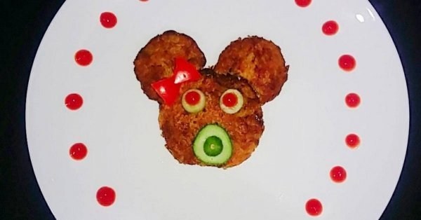  عکس تزیین کتلت و شامی کودکانه