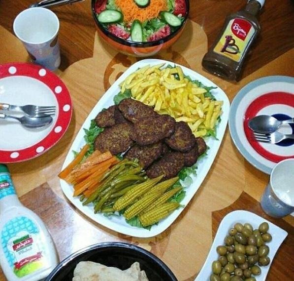  عکس تزیین کتلت و شامی کودکانه