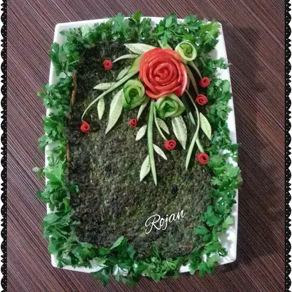  تزیین کوکو سبزی برای مدرسه