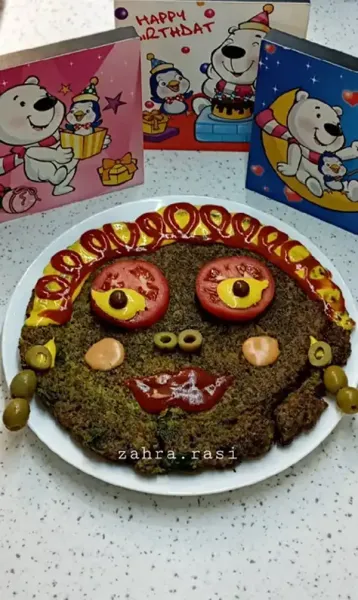  تزیین کوکو سبزی برای مدرسه