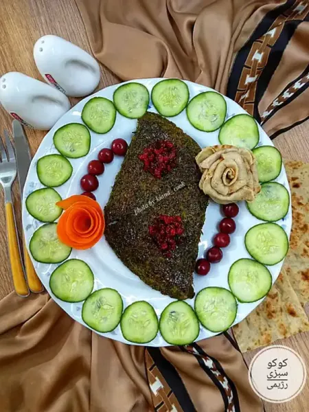  تزیین کوکو سبزی برای مدرسه