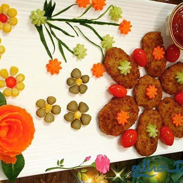  تزیین کباب شامی برای کودکان