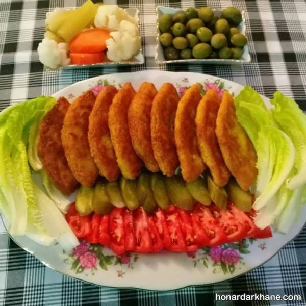  تزیین کباب شامی برای کودکان