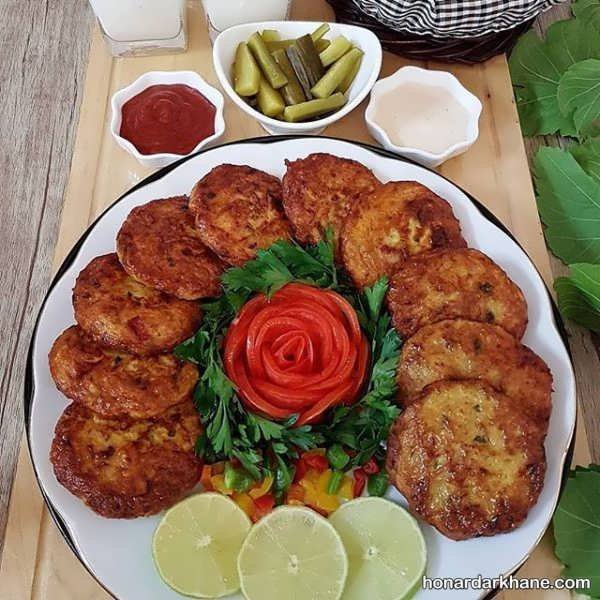  تزیین کباب شامی برای کودکان