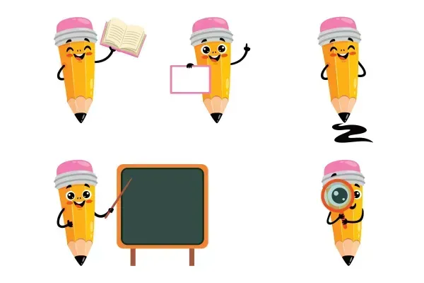  عکس مداد کارتونی