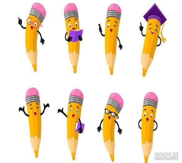  عکس مداد کارتونی