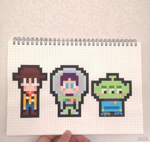  عکس نقاشی پیکسلی