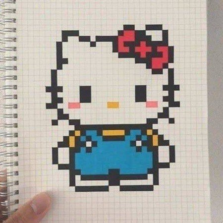  عکس نقاشی پیکسلی