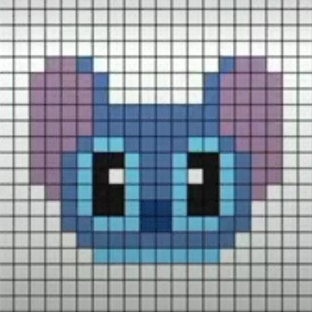 نقاشی پیکسلی گل