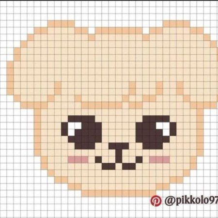  نقاشی پیکسلی گل