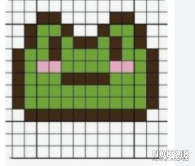  نقاشی پیکسلی کیوت ساده