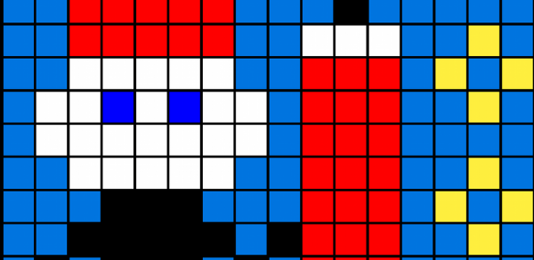  نقاشی پیکسلی کیوت ساده