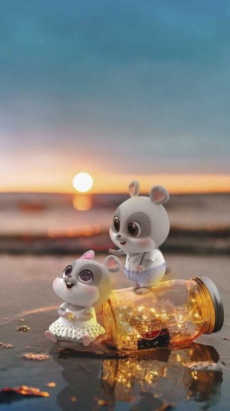  عکس تصویر زمینه کارتونی دخترانه شاخ