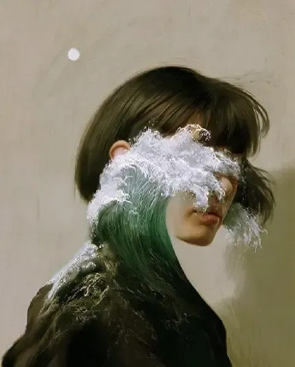 بک گراند فانتزی دختر غمگین