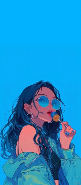  بک گراند فانتزی دختر غمگین