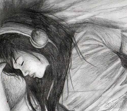  بک گراند فانتزی دختر غمگین