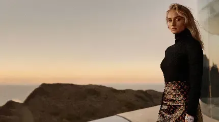 عکس تصویر زمینه دختر با کیفیت 4k